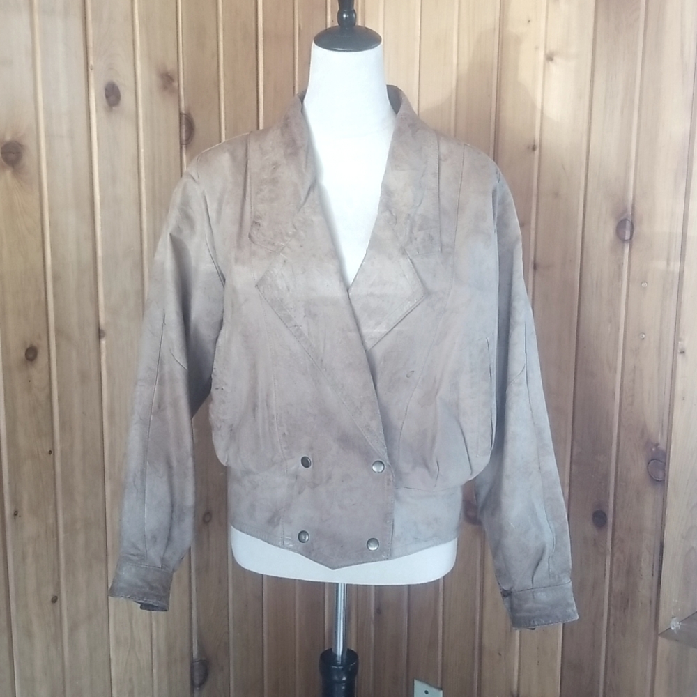 Byrnes & Baker Vintage Leather Coat
